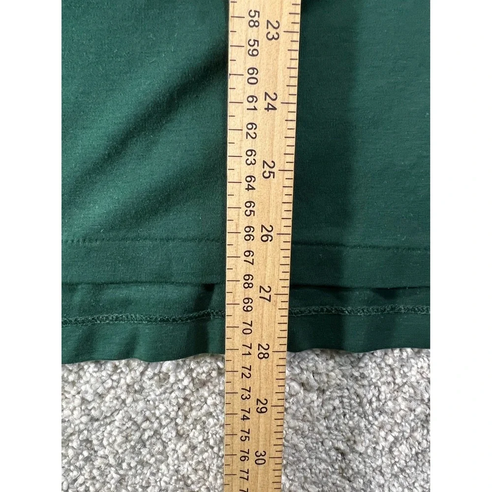 Polo Ralph Lauren Mens Green Pima Soft Touch Long Sleeve Polo Shirt Size L